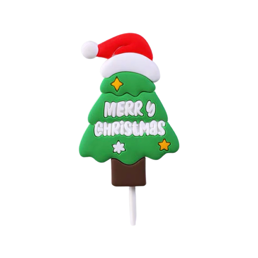 聖誕裝飾插件～帽子聖誕樹[軟膠]