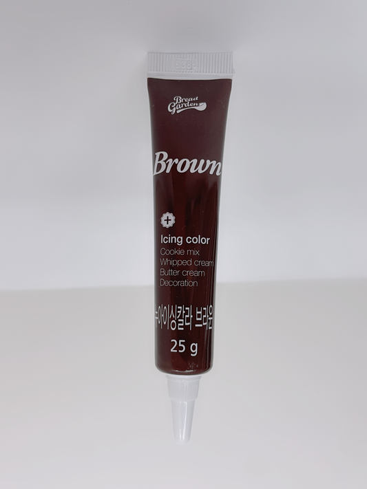 Brown Icing Color Korean Color