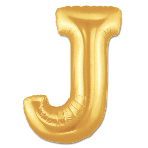 16吋金色英文字母氣球 - J