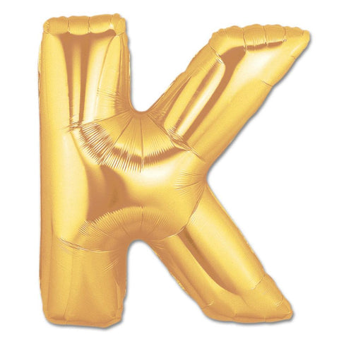 16吋金色英文字母氣球 - K