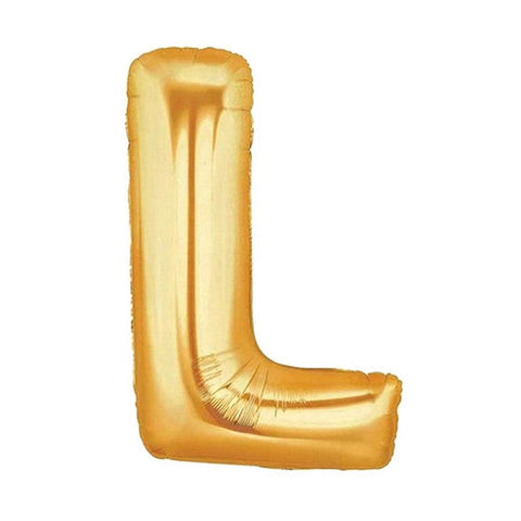 16吋金色英文字母氣球 - L