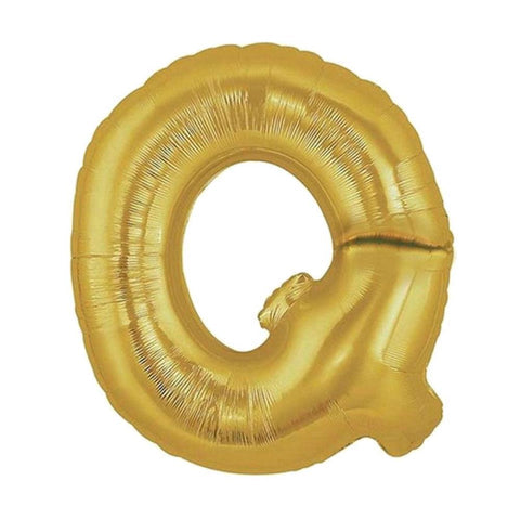 16吋金色英文字母氣球 - Q