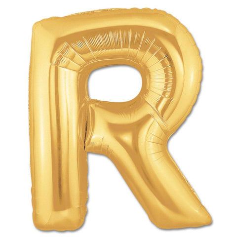 16吋金色英文字母氣球 - R