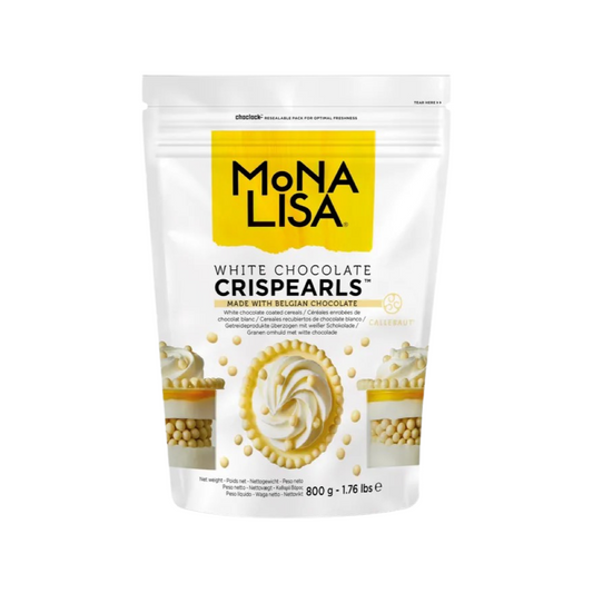 “Monalisa" Chocolate Crispy Pearls - White 白色朱古力脆脆米