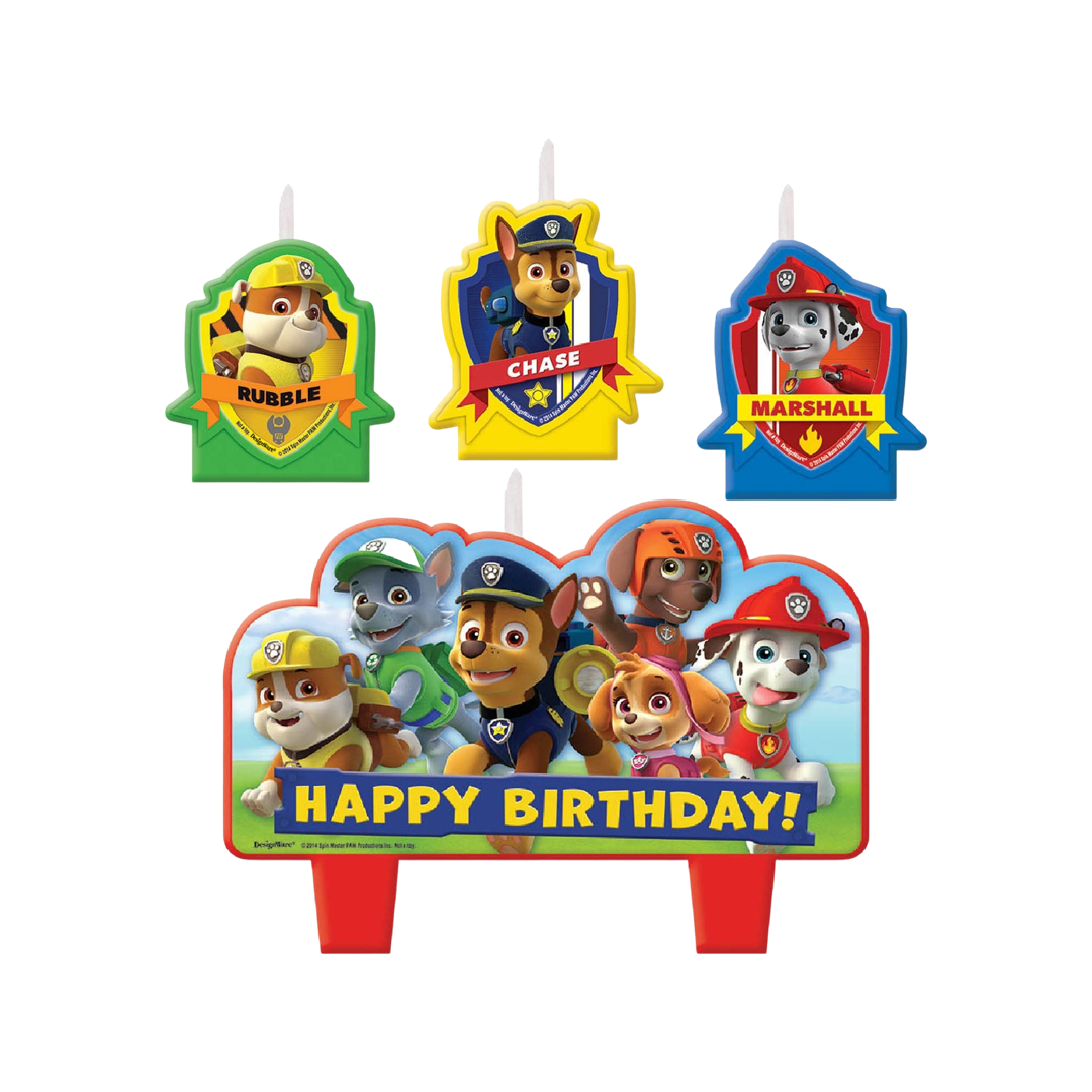 Paw Patrol Birthday Candle Set 狗狗巡邏隊蠟燭