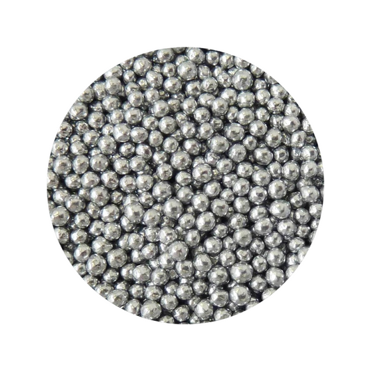 Edible Decorative Sugar 食用裝飾糖 - (2cm Silver Balls)