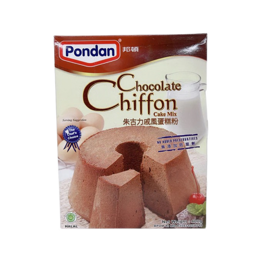Pondan Chocolate Chiffon Cake Mix 邦頓朱古力味戚風蛋糕粉