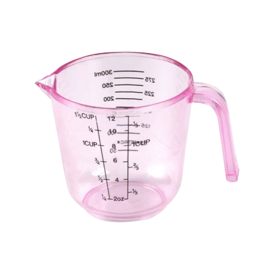 Plastic Measuring Cup 塑膠量杯300ml(帶刻度,粉紅)