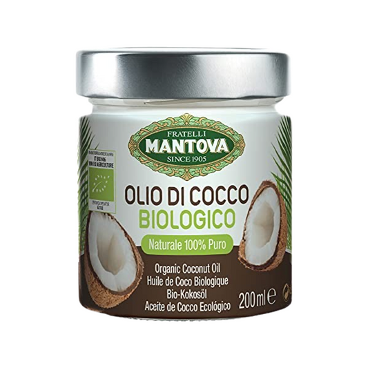 Mantova Organic 100% Natural Coconut Oil 200ml意大利有機 100% 純天然椰子油