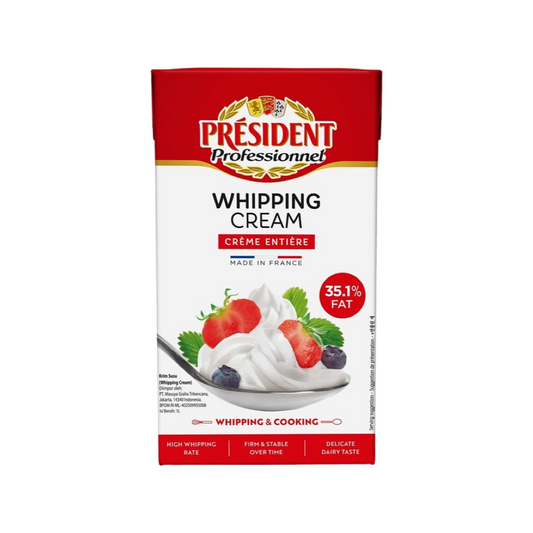 President Whipping Cream 總統淡忌廉 - 1L