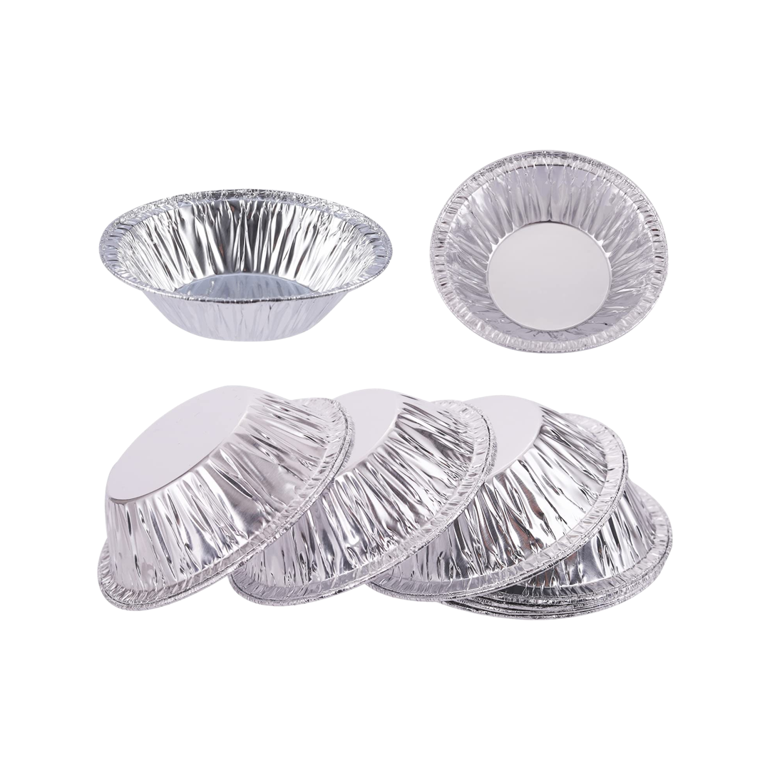 Disposable Round Egg Tart Mold Aluminum Foil Cup 一次性蛋撻錫紙杯