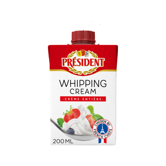 President Whipping Cream 總統牌淡忌廉 - 200ml