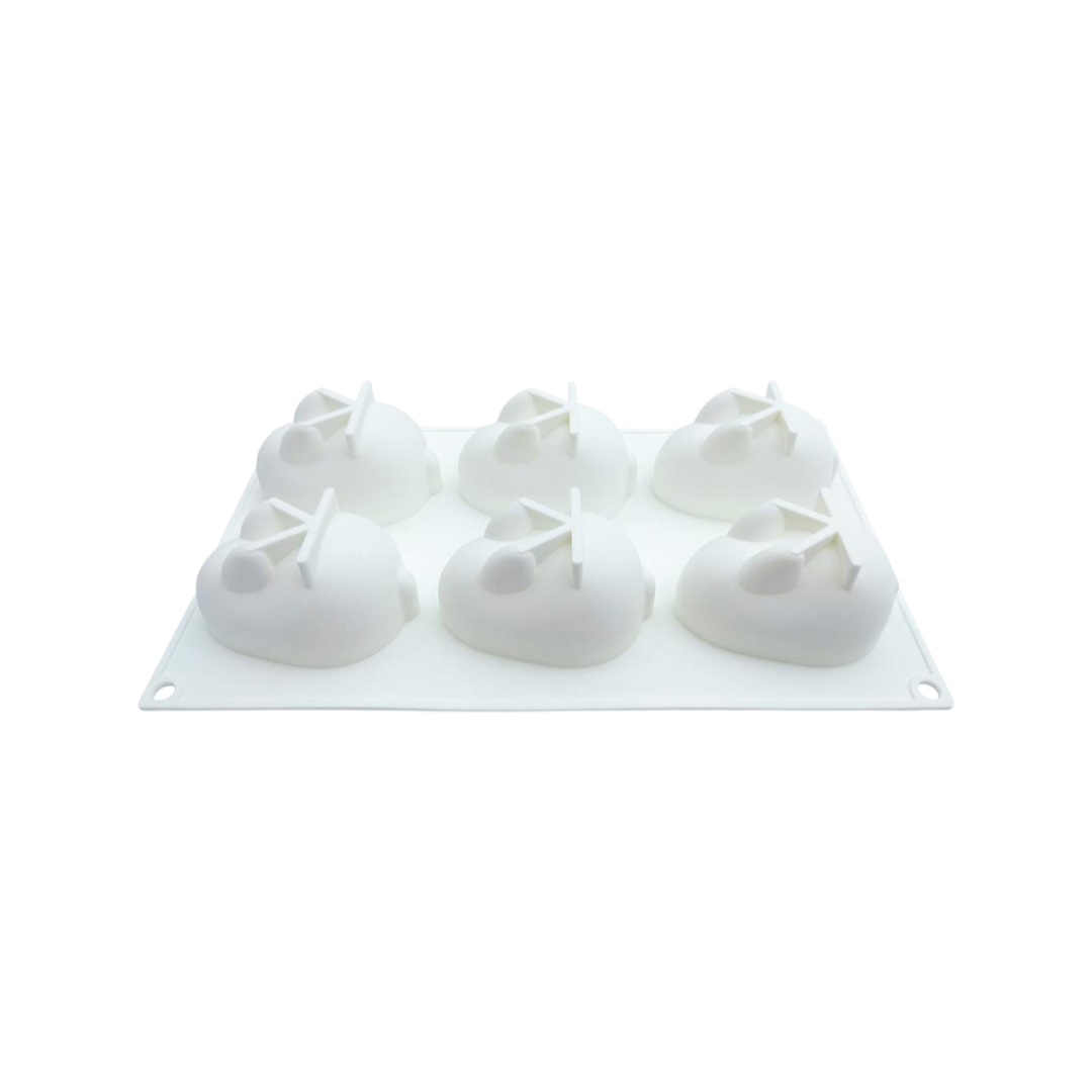 6holes Rabbit Silicone Mold 6孔兔子矽膠模