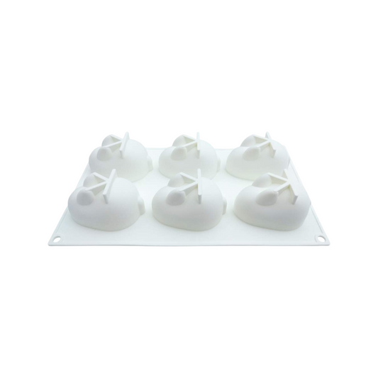 6holes Rabbit Silicone Mold 6孔兔子矽膠模